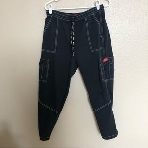 DICKIES SIZE L BLACK CARGO PANTS